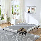 3 Inch Queen Size Box Spring, Low Profile Box Spring for Queen Bed,Heavy Duty Mattress Foundation, Metal Bed Base,Easy Assembly/Noise Free