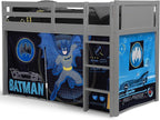 Batman Loft Bed Tent - Curtain Set for Low Twin Loft Bed (Bed Sold Separately) by Delta Children