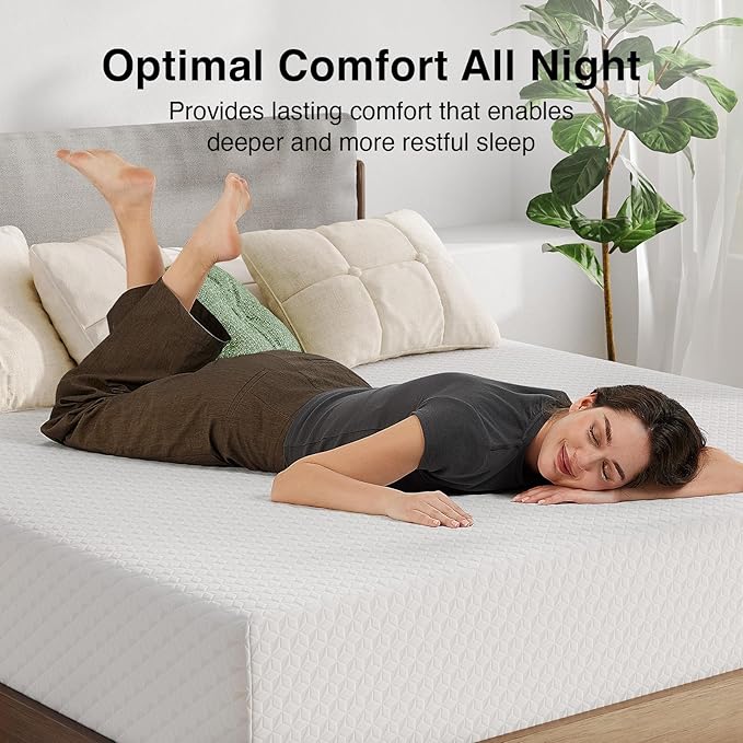 Novilla 14 Inch Queen Mattress, Queen Size Memory Foam Mattress for Pressure Relief & Supportive, Cool Refreshing Sleep Mattrerss in a Box, CertiPUR-US Certified Mattress, Medium Firm