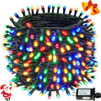 Connectable 240LED 88Ft 13Modes Christmas String Lights Indoor Outdoor | Extendable Green Wire Christmas Tree Lights with Timer | Twinkle Fairy Light Plug in for Xmas Tree (Multicolor)
