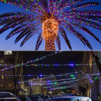 Connectable 240LED 88Ft 13Modes Christmas String Lights Indoor Outdoor | Extendable Green Wire Christmas Tree Lights with Timer | Twinkle Fairy Light Plug in for Xmas Tree (Multicolor)