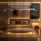 PAUTIX COB LED Strip with Motion Sensor,5V USB LED Tape Light 2700K Warm White,CRI90+ Super Bright,Dimmable Motion Activated LED Strip Light for Bedroom,Cabinets,Kitchen,Stair,Closet Lighting Projects