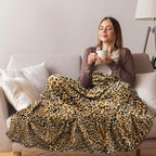 PAVILIA Cheetah Fleece Throw Blanket | Cheetah Leopard Animal Print Flannel Blanket for Twin Bed | Soft Velvet Lightweight Microfiber Blanket for Bed Couch Sofa | 60x80 Inches