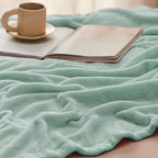 Bedsure GentleSoft Fleece Throw XL Blanket Sage Green - 300GSM Soft Lightweight Plush Cozy Blankets for Bed, Sofa, Couch, Travel, Camping, 50x70 inches