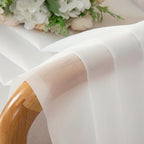 Aiyufeng Ivory Kitchen Sheer Curtains 63 inch Length 2 Panels, Rod Pocket Light Weight Soft Curtain Sheers, Voile Sheer Drapes for Basement Kitchen or Small Window Curtains, Each is 40W x 63L