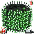 Connectable 240LED 88Ft 13Modes Christmas String Lights Indoor Outdoor | Extendable Green Wire Green Christmas Tree Lights with Timer | Twinkle Fairy Light Plug in for Xmas Tree Garden Decor(Green)