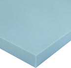 Amazon Basics Cooling Gel-Infused Memory Foam Mattress Topper, CertiPUR-US Certified, 3 inches, Queen, Blue