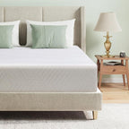 Queen Mattress in a Box, 12 inch Mattresses for Platform Bed Double Size Daybed, Green Tea Memory Foam Mattress for Cool Sleep & Pressure Relief, Medium Firm