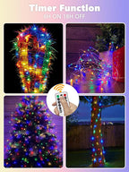 3 Pack Fairy Lights Battery Operated with Remote Control Timer, 26 FT 80 LED String Lights Outdoor Indoor, 8 Mode Twinkle Lights for Christmas Party Wedding Birthday Bedroom Decoration (Multicolor)