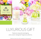 AGRARIA Reed Diffuser Refill, Scented Oil Home Fragrance, Reed Oil Diffuser Gift Set for All Occasions, Monique Lhuillier Citrus Lily