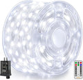 Ollny Christmas Lights Cool White, 600LED 197FT Christmas Tree Lights IP67 Waterproof, Plug in Fairy Lights with Remote 8 Modes Timer, Xmas Light for Outdoor Indoor House Holiday Decor