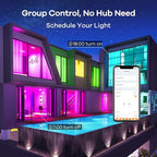 Linkind Smart Light Bulbs with Remote Control, Smart Bulb That Work with Alexa & Google Home, LED Light Bulbs Color Changing 64 Preset Scenes, A19 E26 2.4Ghz WiFi Light Bulbs Dimmable 60W 800lm 6 Pack