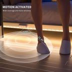 PAUTIX COB LED Strip with Motion Sensor,5V USB LED Tape Light 4000K Natural White 9.84ft/3m,CRI90+ Super Bright 960LEDs,Dimmable Motion Activated LED Strip Light for Bedroom,Cabinets,Kitchen,Closet