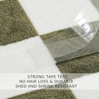 Checkered Twin Size Blanket,66x90 Inches Sage Green Microfiber Soft Cozy Fluffy Warm Hand Made Throw Blankets for Twin/Twin XL Extra Long Bed,Couch, Sofa, Chair, Camping, Picnic,Sage Green