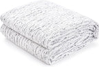 3 Inch Queen Mattress Topper Cover (Only Cover) Mattress Topper Protector Bedding Removable Mattress Encasement with Zippers and Straps
