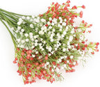 N&T NIETING Babys Breath Flowers,10Pcs Fake Gypsophila Plants Artificial Pink White Baby Breath Flowers Bulk for Wedding Bouquets Party Home Garden Decoration