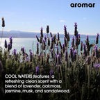 AROMAR Premium Fragrance Oil - Essential Oil for Diffusers & Home Aromatherapy - Cool Waters - 8oz