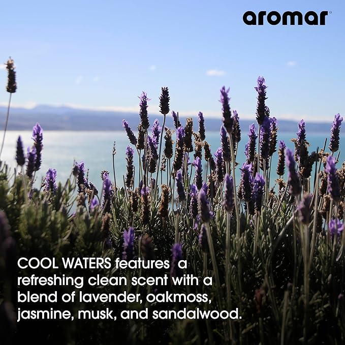 AROMAR Premium Fragrance Oil - Essential Oil for Diffusers & Home Aromatherapy - Cool Waters - 8oz