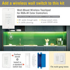 Armacost Lighting 624340 RibbonFlex Outdoor 24 ft. RGB+W Indoor/Outdoor LED Tape Light Kit