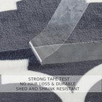 Gray Pattern King Size Blanket,90x108 Inches Microfiber Soft Cozy Fluffy Warm Hand Made Throw Blankets for King Calking Bed,Couch, Sofa, Chair, Camping, Picnic,Grey and White