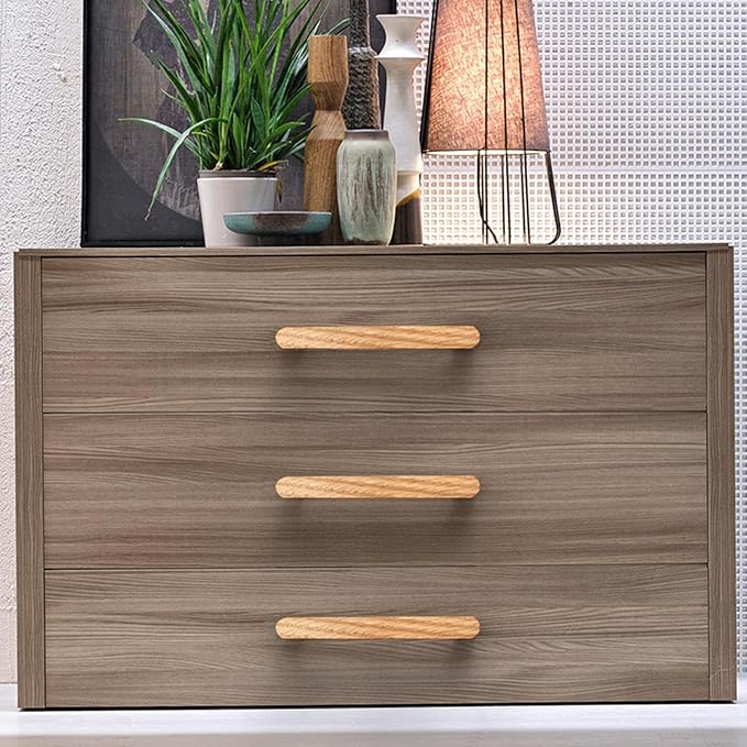 Burlywood Round 7-1/2in 10 pcs Wooden Drawer Pulls Handle pulls for cabinets Kitchen Cabinet Drawer pulls Cabinet Door Pull