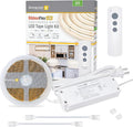 Armacost Lighting RibbonFlex Home Continuous (COB) LED Tape Light Kit with Remote - 16ft. (5M),Continuous (Cob) 3000k White