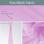 Just Relax Decorative Elegant Bed Net Canopy Set Including Full Hanging Kit, Ideal for Indoors or Outdoors, Intended for a for Covering Beds, Cribs, Hammocks (Pink, Twin/Full)
