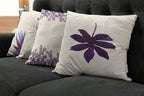 Ambesonne Botanical Throw Pillow Cushion Case Pack of 4, Minimalist Watercolor Painting Leaves Agave Branches Plant in a Pot, Modern Accent Double-Sided Digital Printing, 16", Quartz and Lavender