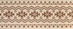 Custom Length Cut to Size Tribal Ethnic Southwestern Inspired Hallway Runner Rug, Non Slip Rubber Backed, 31 inch Wide X Customized Length, Aztec Beige, 31 inch X 18 feet