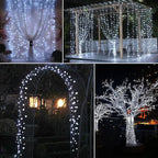 AMIR Upgraded Solar String Lights,78.6ft 240 LED Copper Wire Lights, 8 Modes Starry Lights, Waterproof IP65 Fairy Christams Decorative Lights for Outdoor, Wedding, Homes, Party, Halloween (White)