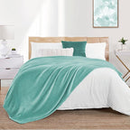 Walensee Fleece Blanket Plush Throw Fuzzy Lightweight (King Size 108x90 Light Blue) Super Soft Microfiber Flannel Blankets for Couch, Bed, Sofa Ultra Luxurious Warm and Cozy for All Seasons