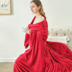 BEDELITE Fleece Blanket Red Throw Blanket for Couch & Bed, Luxury Plush Cozy Fuzzy Blanket 50" x 60", Super Soft Warm Lightweight Throw Blanket for Travel Camping