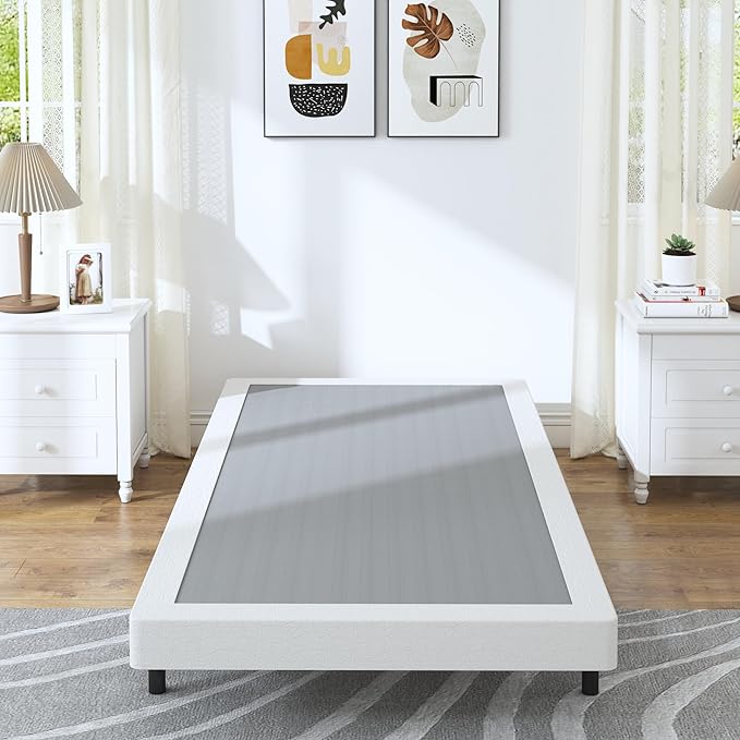 3 Inch Low Profile Box Spring Twin XL for Twin XL Bed,Heavy Duty Mattress Foundation,Metal Bed Base,Non Slip/Easy Assembly