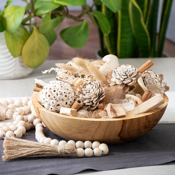 ANDALUCA Palo Santo Wood Home Fragrance Potpourri 20oz Bag with Refresher Fragrance Included (Palo Santo)