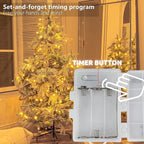 koopower [Timer & Remote] 36ft 100 LED Outdoor Battery Fairy Lights (IP65 Waterproof, Dimmable, 8 Modes, Warm White)