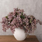 Zeyune 3 Pcs Fall Artificial Dusty Plum Stem Plum Sedum Berry Stem Autumn Faux Berry Picks Branches Faux Spray for Home Halloween Thanksgiving Farmhouse Mantel Harvest DIY Decorations (Purple)