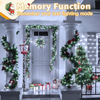 Ollny Christmas Lights Cool White, 600LED 197FT Christmas Tree Lights IP67 Waterproof, Plug in Fairy Lights with Remote 8 Modes Timer, Xmas Light for Outdoor Indoor House Holiday Decor