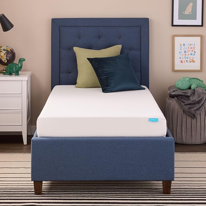 Linenspa 6 Inch Gel Infused Memory Foam Mattress – Full Size – Medium Firm - Low Profile Bed - Mattress in a Box - Youth or Kids Bedroom - Pressure Relieving and Breathable – CertiPUR-US Certified
