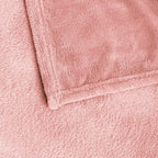 BEDELITE Fleece Blankets Queen Size Pink Throw Blankets for Bed, Luxury Plush Cozy Fuzzy Blanket 90x90 inches, Super Soft Warm Lightweight Throw Blanket All Seasons Suitable