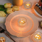 Tealight Candle Holder Set of 12, Clear Small Votive Candle Holders for Table Centerpiece, Glass Tea Light Candles Holder for Party&Home, Wedding Decor(2''Dia*1.4''H)