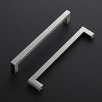 Ravinte 10 Pack Brushed Nickel Kitchen Cabinet Handles 7-1/2 Inch Cabinet Pulls Square Kitchen Hardware for Cabinet Drawer Pulls Drawer Handles Come with Screwdriver