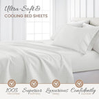 Linen Market Patterned Microfiber Queen Sheet Set 4 Piece – Oeko-TEX Certified Ultra Soft & Wrinkle-Free - 16" Deep Pocket Sheets - Easy Care Queen Size - Beaded Arrows Light Gray