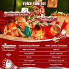 Voice Control 88ft 240LED Smart Christmas String Lights Outdoor/Indoor | String Lights Plug in with Remote, 12Modes, 7Voice Commands & Timers, Christmas Twinkle Light for Xmas Tree Decor (Red & Green)