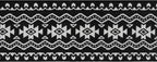 Custom Length Cut to Size Tribal Ethnic Southwestern Inspired Hallway Runner Rug, Non Slip Rubber Backed, 31 inch Wide X Customized Length, Aztec Black, 31 inch X 20 feet