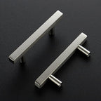 Ravinte 30 Pack Cabinet Handles 3 Inch Brushed Nickel Cabinet Pulls Square Hardware for Kitchen Cabinets - 5 Inch Total Length