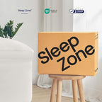 SLEEP ZONE Queen Mattress Protector, Deep Pocket Mattress Pad Cover, Thick Fitted Mattress Topper for Back Pain, Hotel Quality (White, Queen)