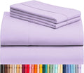 LuxClub Twin XL Sheets - Soft Twin Bed Sheets for-Boys-and-Girls-3 PC Deep Pockets Wrinkle Free-Kids-Fitted Sheets Machine Washable Hotel Bedding Silky Soft - Lavender Twin XL