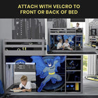 Batman Loft Bed Tent - Curtain Set for Low Twin Loft Bed (Bed Sold Separately) by Delta Children