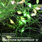 6 Pack LED Fairy Lights 7ft Battery Powered Waterproof Silver Wire 20 Led Mini String Mason Jar Lights for DIY Wedding Party Bedroom Patio Easter Christmas (Green)