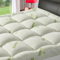 Premium Viscose Made from Bamboo RV King Size Mattress Topper for Back Pain, Quilted Fitted Extra Thick Mattress Pad,Pillow Top Mattress Cover with Deep Pocket Up to 21 Inches（72 * 80inch）